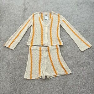 Brand New H&M Knitted Top and Short Set!  Top - XS and Shorts - M